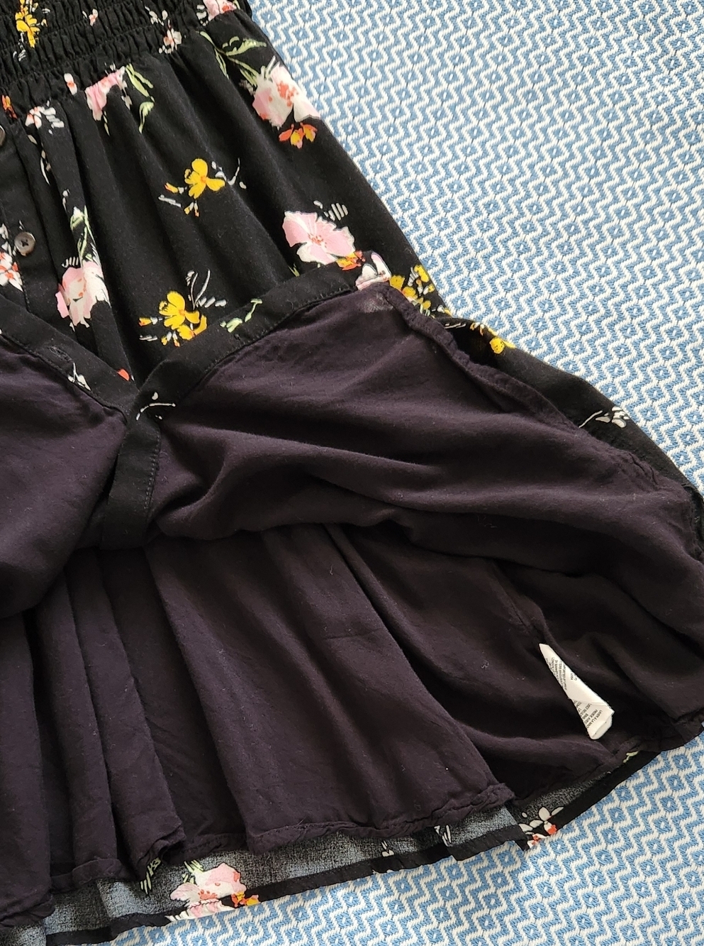 Free People Lined Smocked Dress - Picture 10 of 11